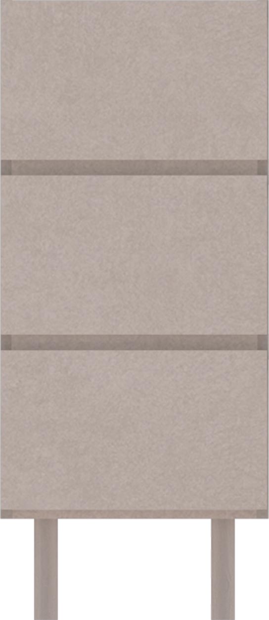 パモウナ チェスト 幅40cm 3段 WV ナチュラル グレー ウォールナット