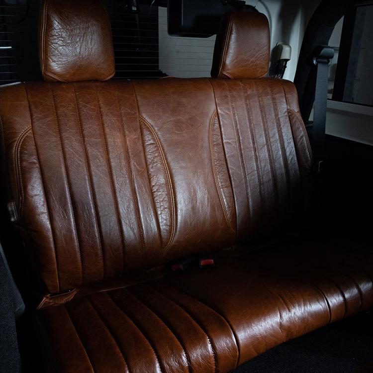 ヴァンガード 2列 シートカバー 全席セット レフィナード オールドレザー 本革 Old Leather Series Refinad｜c-connect｜04