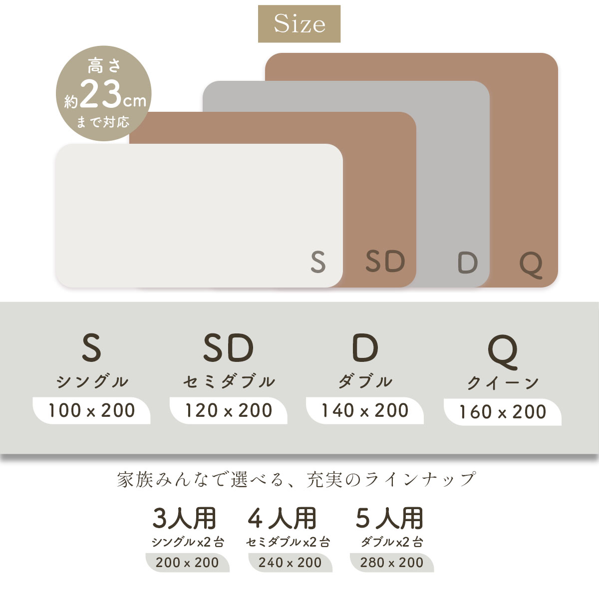 ダブルガーゼ パッド一体型ボックスシーツ クイーン Q 160×200×25cm