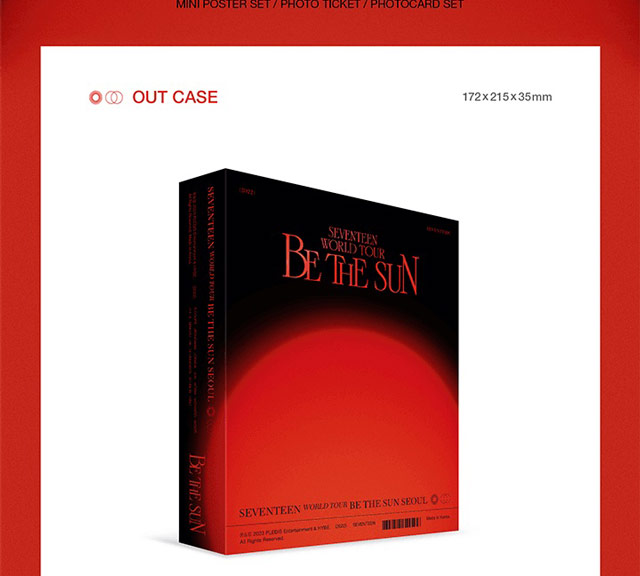 SEVENTEEN WORLD TOUR BE THE SUN SEOUL DIGITAL CODE SEVENTEEN