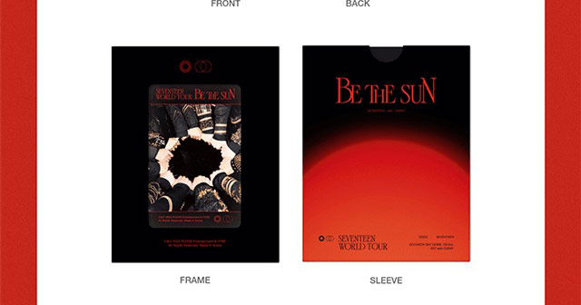 SEVENTEEN WORLD TOUR BE THE SUN SEOUL DIGITAL CODE SEVENTEEN