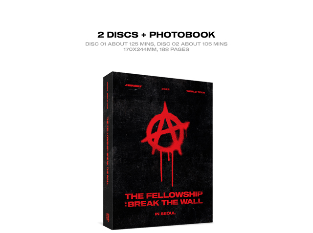 ATEEZ WORLD TOUR THE FELLOWSHIP BREAK THE WALL IN SEOUL DVD ATEEZ