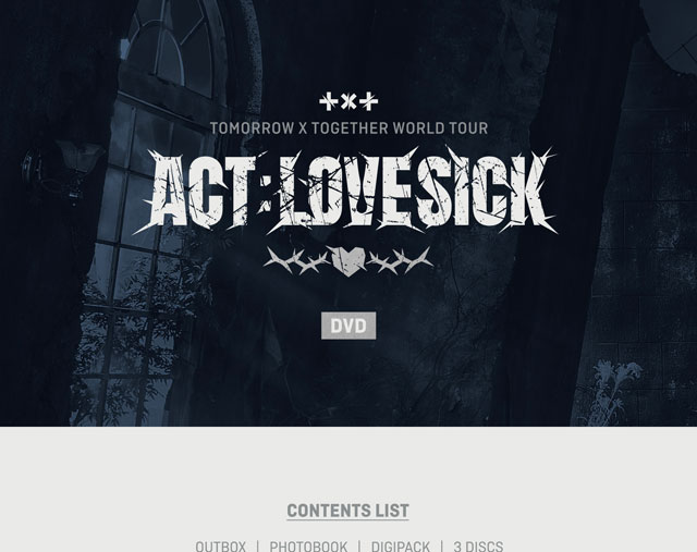 TOMORROW X TOGETHER WORLD TOUR ACT LOVE SICK IN SEOUL DVD TOMORROW X TOGETHER