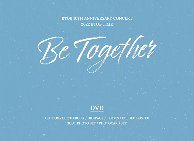10TH ANNIVERSARY CONCERT 2022 BTOB TIME Be Together DVD BTOB