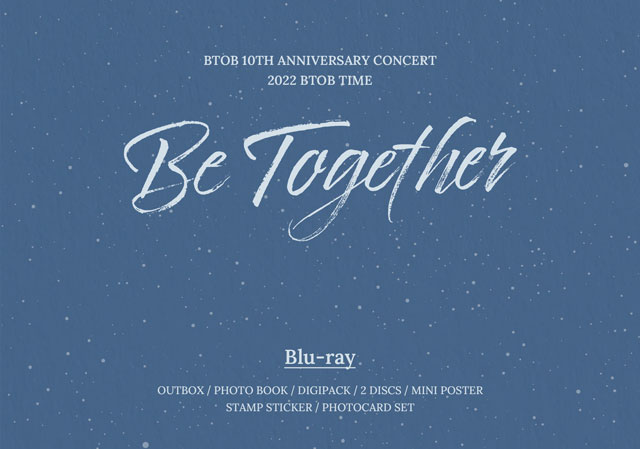 10TH ANNIVERSARY CONCERT 2022 BTOB TIME Be Together Blu-ray BTOB