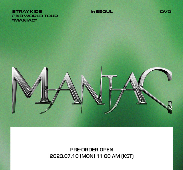 Stray Kids 2nd World Tour MANIAC in SEOUL DVD Stray Kids