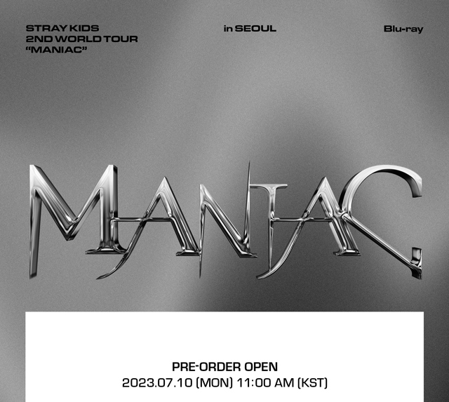 Stray Kids 2nd World Tour MANIAC in SEOUL Blu-ray Stray Kids