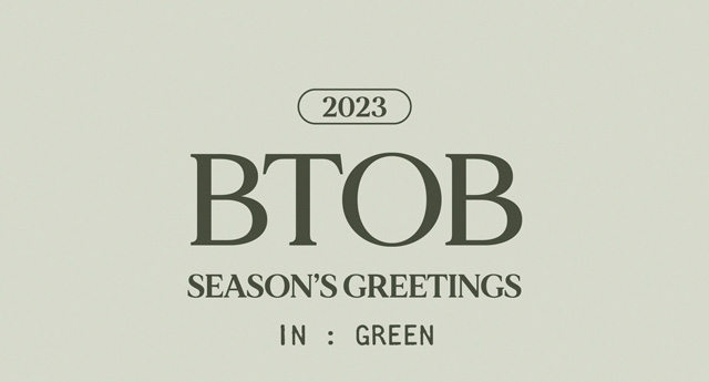 BTOB 2023 SEASONS GREETINGSIN : GREEN VER/BTOB