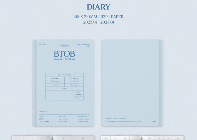 BTOB 2028 SEASONS GREETINGSOUT : BLUE VER/BTOB
