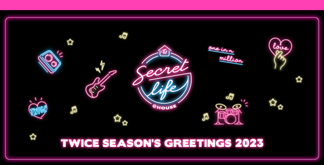  TWICE SEASONS GREETINGS 2023 SECRET LIFE @HOUSE/TWICE