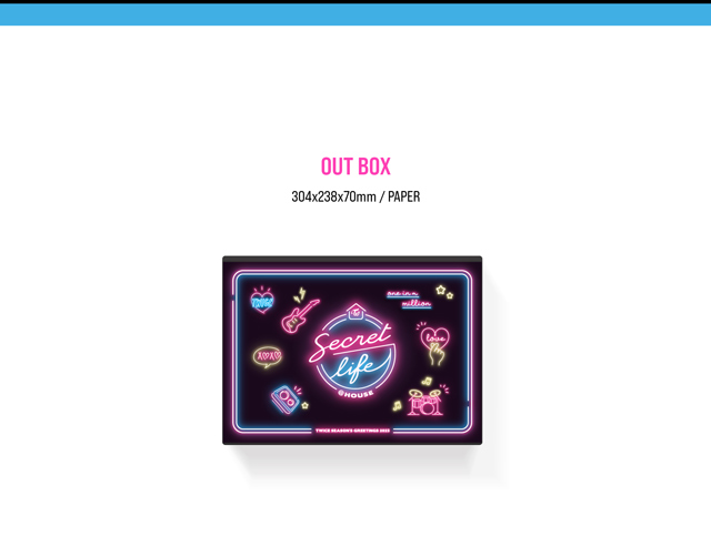  TWICE SEASONS GREETINGS 2024 SECRET LIFE @HOUSE/TWICE