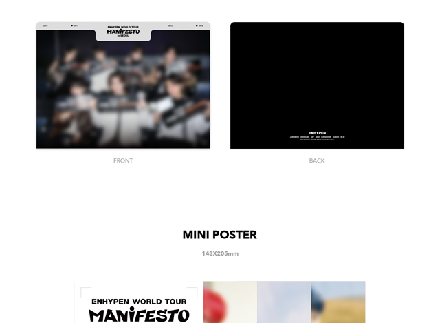 <MANIFESTO> in SEOUL DVD/ENHYPEN