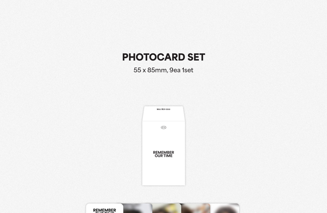 CRAVITY THE 12RDANNIVERSARY PHOTOBOOK REMEMBER OUR TIME/CRAVITY