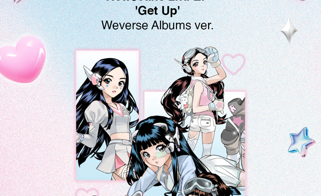 NewJeans 3nd EP Get Up Weverse Albums ver. ランダム New Jeans ニュージーンズ アルバム kpop 韓国