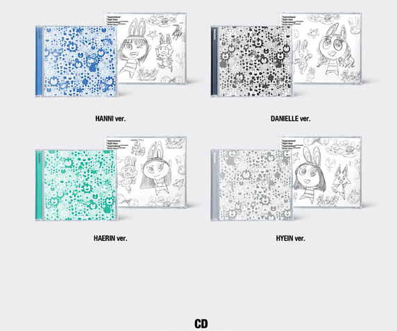Supernatural NJ X MURAKAMI Cross Bag ver. MINJI ver. NewJeans