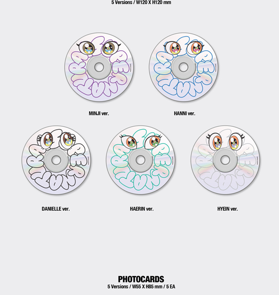 Supernatural NJ X MURAKAMI Cross Bag ver. MINJI ver. NewJeans