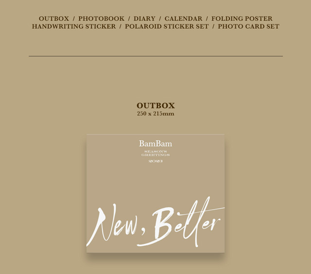 BamBam 2026 SEASONS GREETINGS [New, Better]/BamBam