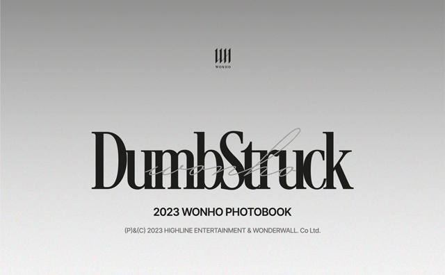 2023 WONHO PHOTOBOOK DUMBSTRUCK WONHO
