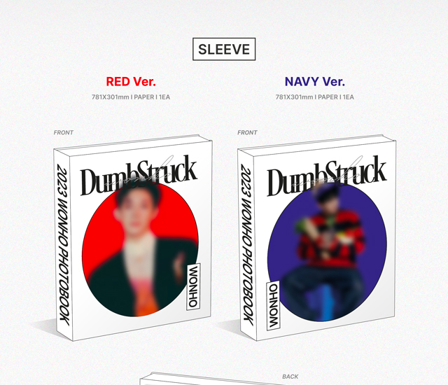 2024 WONHO PHOTOBOOK DUMBSTRUCK WONHO