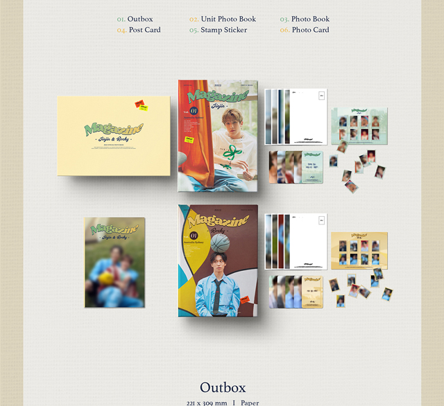 2023 OFFICIAL PHOTO BOOK [MAGAZINE] (SET Ver.)/JINJIN&ROCKY (ASTRO)
