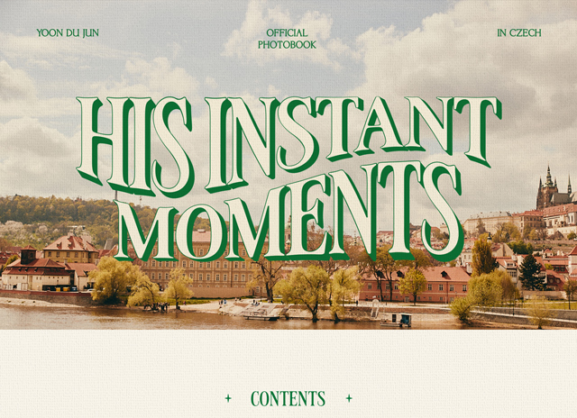 OFFICIAL PHOTO BOOK HIS INSTANT MOMENTS YOON DUJUN