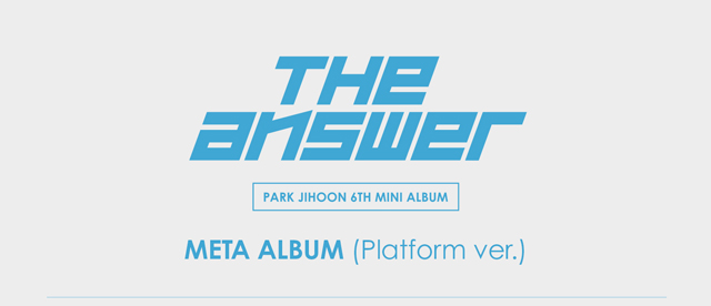 THE ANSWER (Platform ver.)/PARK JI HOON