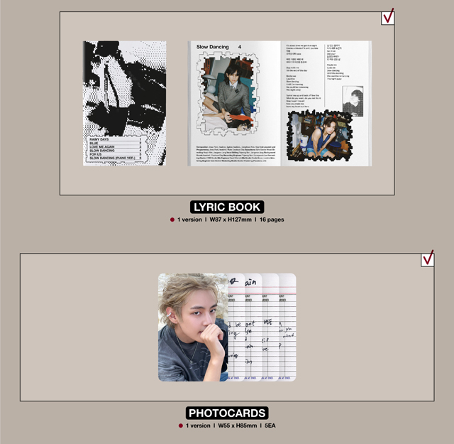 Layover Weverse Albums ver. V BTS