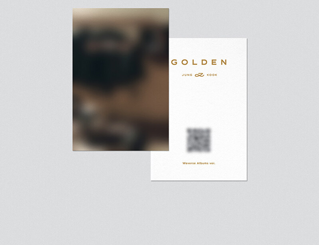GOLDEN Weverse Albums ver. BTS JUNGKOOK