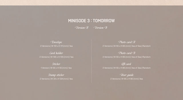 minisode 5 TOMORROW Weverse Albums ver. A ver. TOMORROW X TOGETHER
