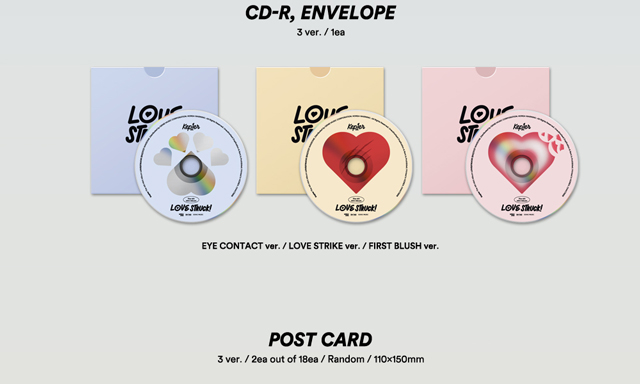 4TH MINI ALBUM LOVESTRUCK!/Kep5er