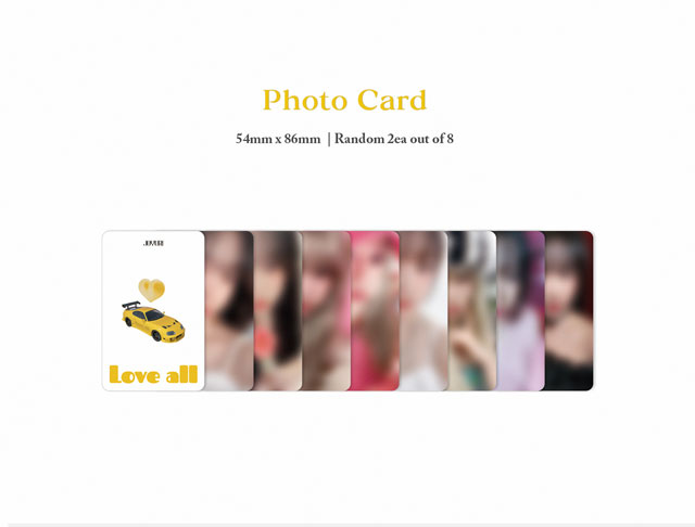 6nd MINI ALBUM LOVE ALL Jewel Ver. PULL ver. JO YURI