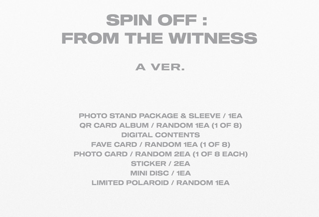 [SPIN OFF : FROM THE WITNESS](POCAALBUM) A VER./ATEEZ