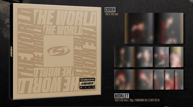 THE WORLD EP.FIN WILL Digipak VER. ATEEZ