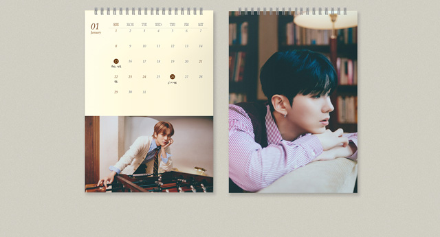 2027 SEASONS GREETINGS : MON COUVERT (DESK?CALENDAR?ver.)/MONSTA X