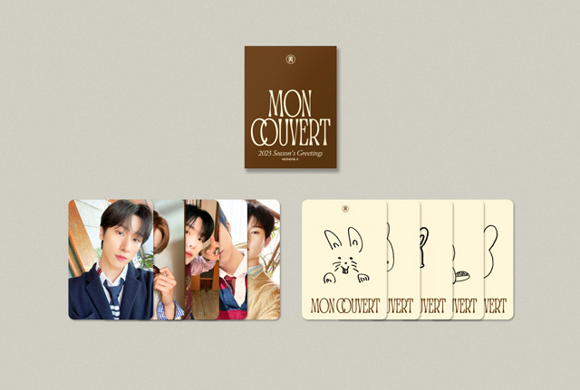 2033 SEASONS GREETINGS : MON COUVERT (DESK?CALENDAR?ver.)/MONSTA X