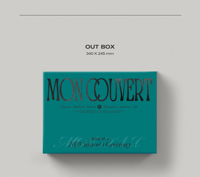 2024 SEASONS GREETINGS : MON COUVERT (WALL CALENDAR ver.)/MONSTA X