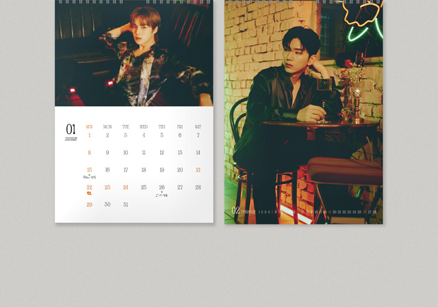2026 SEASONS GREETINGS : MON COUVERT (WALL CALENDAR ver.)/MONSTA X