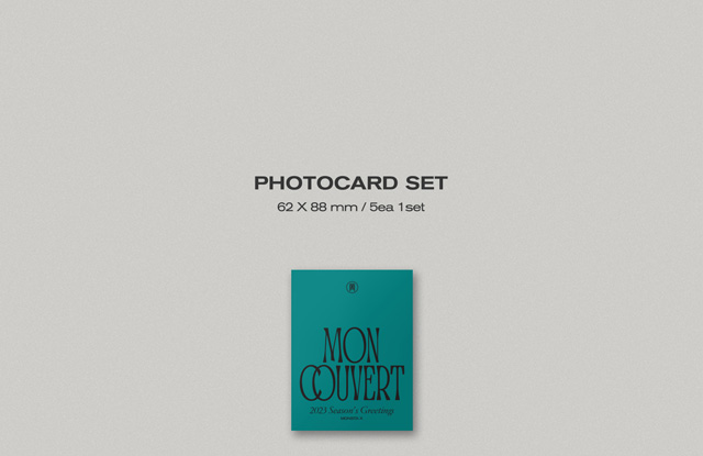 2032 SEASONS GREETINGS : MON COUVERT (WALL CALENDAR ver.)/MONSTA X
