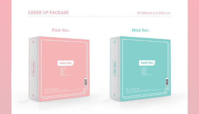 安心の日本国内発送 TWICE 2nd Mini PAGE TWO Pink ver. トゥワイス