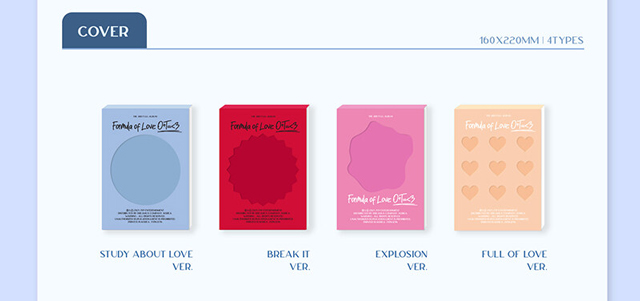 3rd Full Album Formula of Love: O+T=4 STUDY ABOUT LOVE ver/TWICE