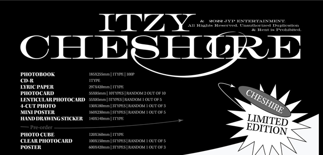 < CHESHIRE > LIMITED EDITION []/ITZY