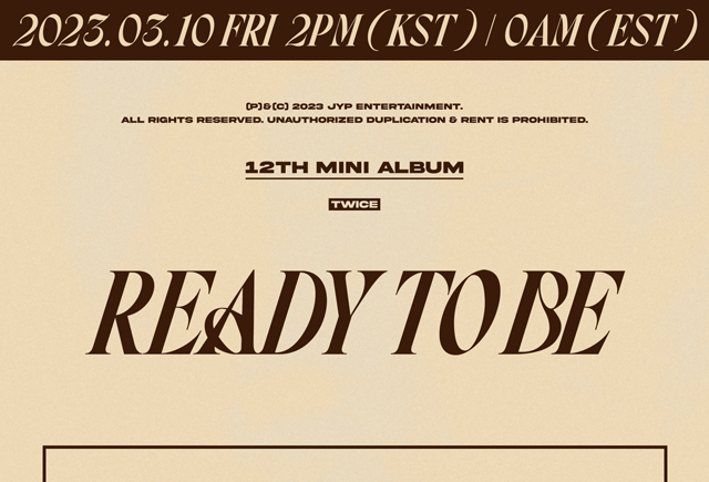 READY TO BE READY ver./TWICE