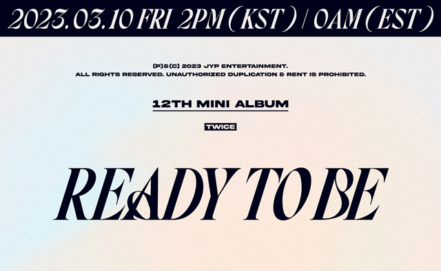 READY TO BE(Digipack Ver.) 