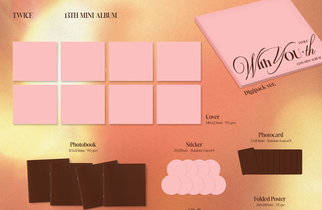 With YOU-th Digipack Ver. ʥ ver. TWICE