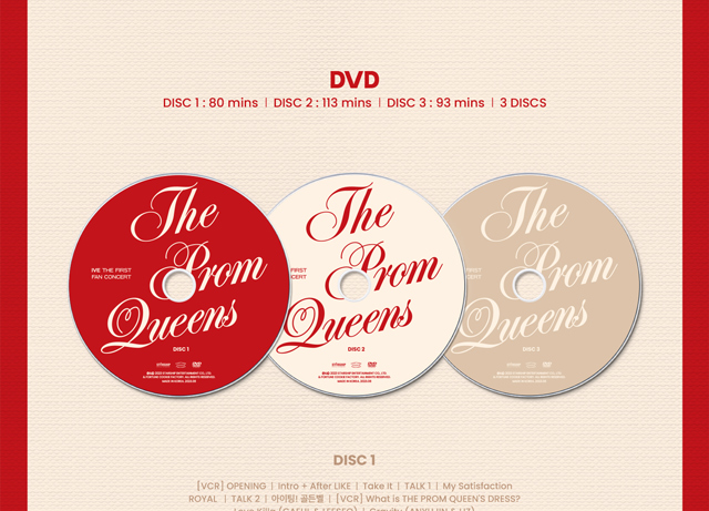 IVE THE FIRST FAN CONCERT The Prom Queens DVD IVE