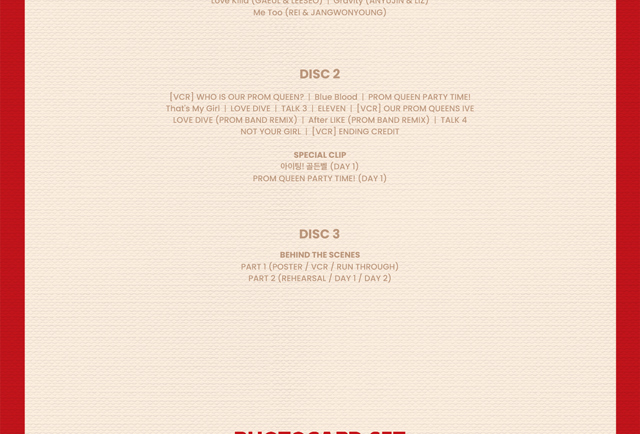 IVE THE FIRST FAN CONCERT The Prom Queens DVD IVE