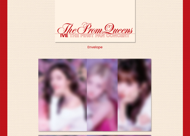 IVE THE FIRST FAN CONCERT The Prom Queens DVD IVE