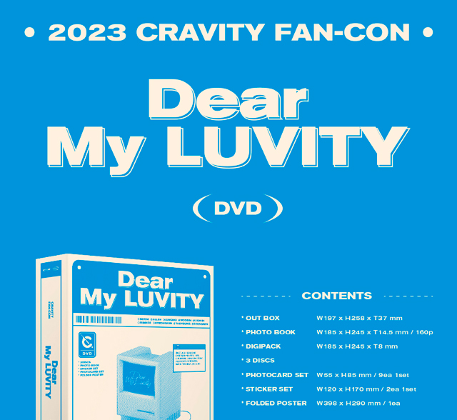 2023 CRAVITY FAN CON Dear My LUVITY DVD CRAVITY