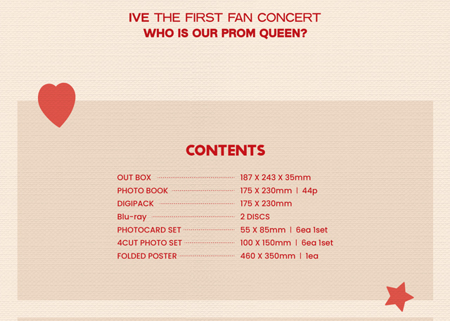 IVE THE FIRST FAN CONCERT The Prom Queens Blu-ray IVE