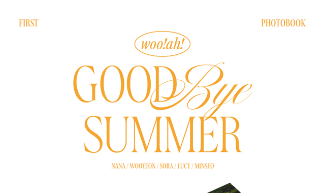 woo!ah! 1st PHOTOBOOK GOODBYE SUMMER woo!ah!